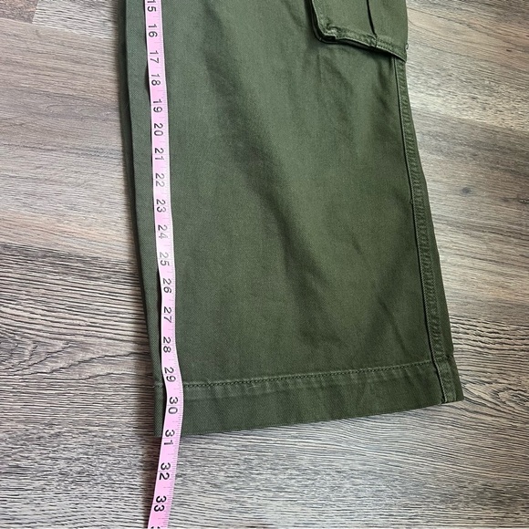 Wild Fable Olive Green Cargo Flare Pants - Picture 9 of 9